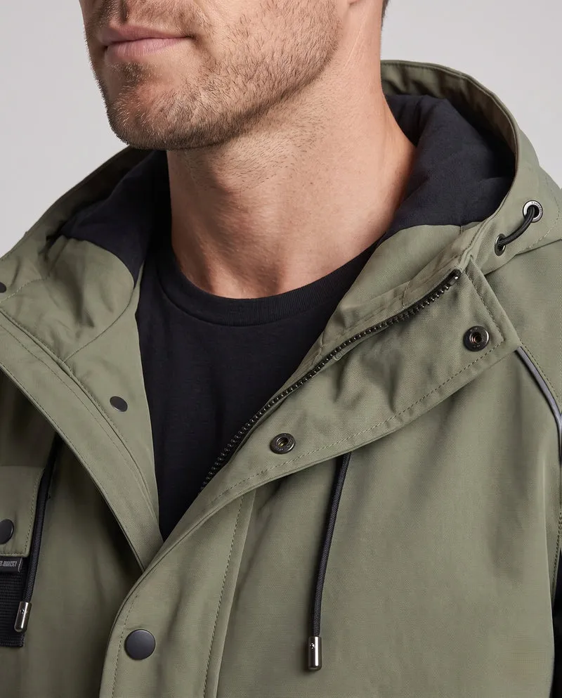 Herren wasserabweisende Allwetterjacke Nord Taschen