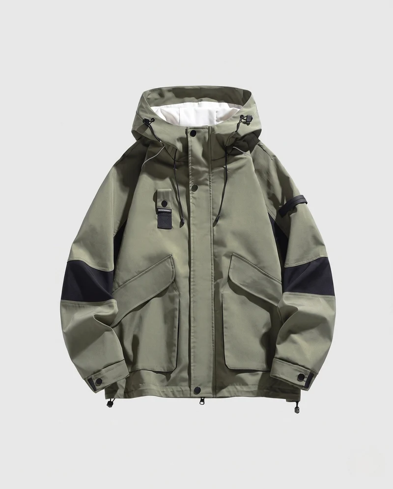 Herren wasserabweisende Allwetterjacke Nord Taschen