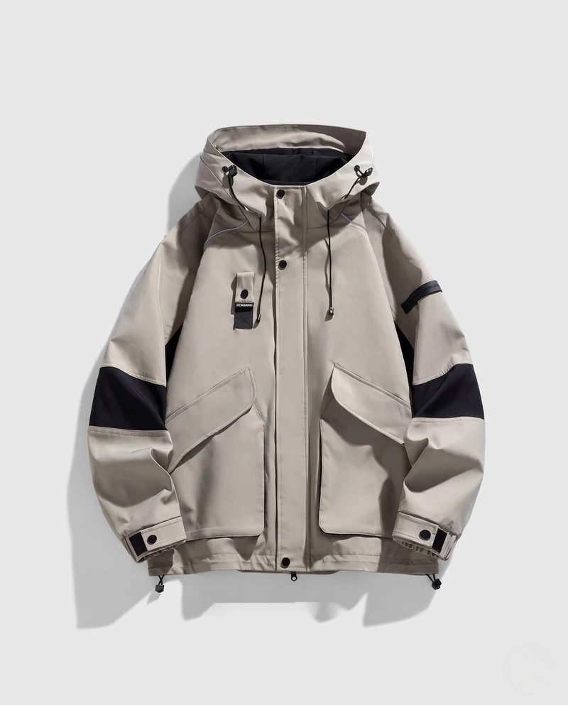 Herren wasserabweisende Allwetterjacke Nord Taschen