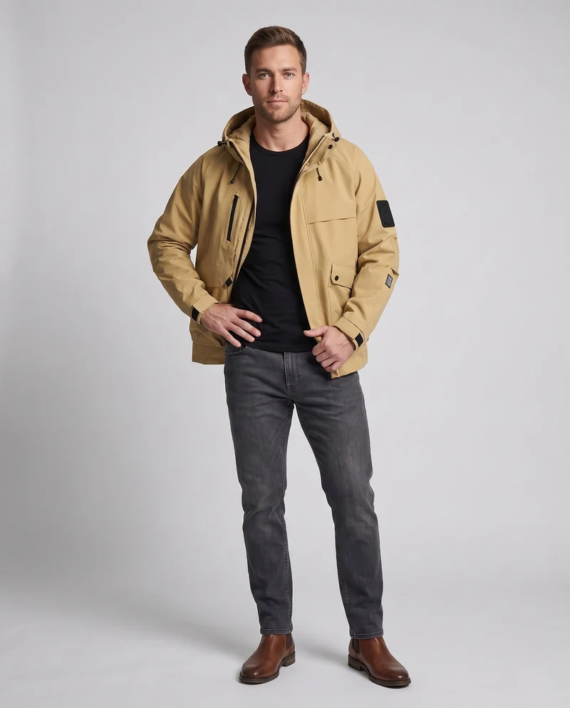 Herren Wasserabweisende Outdoor-Jacke Nord Taschen 1787796687