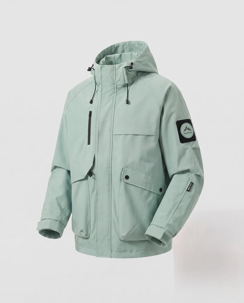 Herren Wasserabweisende Outdoor-Jacke Nord Taschen 1787796687