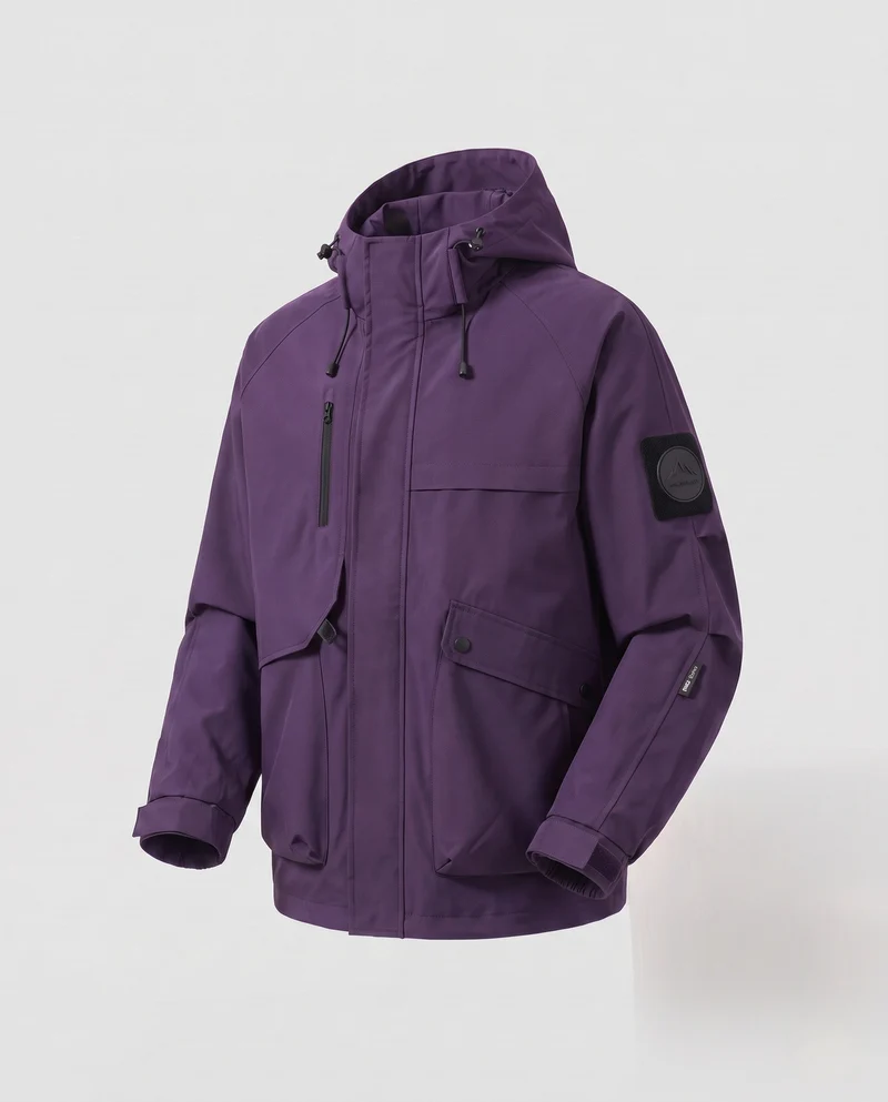 Herren Wasserabweisende Outdoor-Jacke Nord Taschen 1787796687