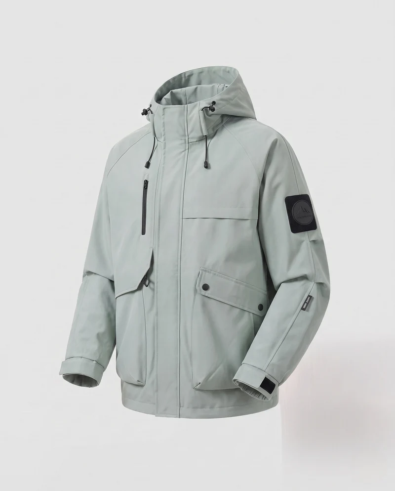 Herren Wasserabweisende Outdoor-Jacke Nord Taschen 1787796687