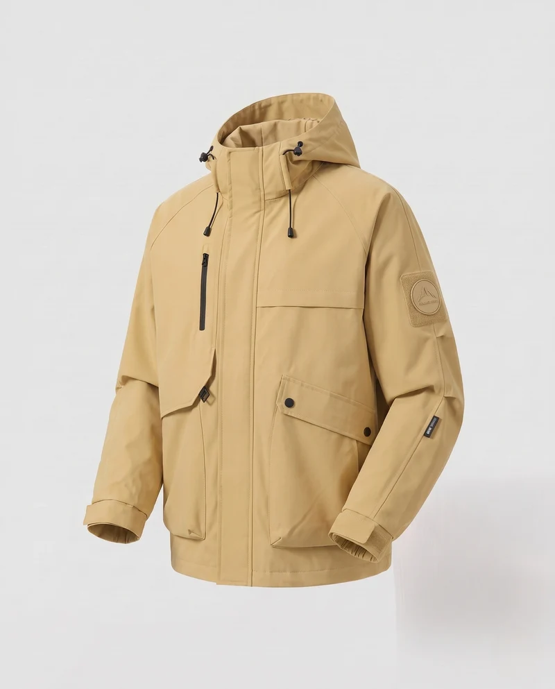 Herren Wasserabweisende Outdoor-Jacke Nord Taschen 1787796687