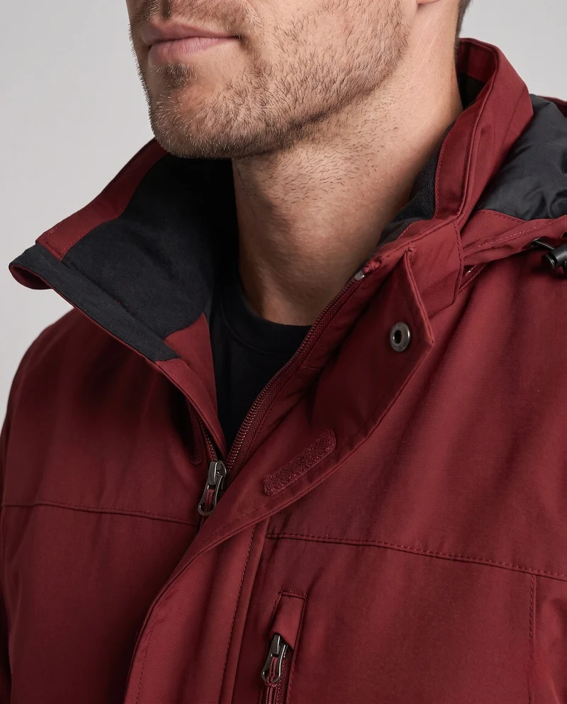 Herren Wasserabweisende und atmungsaktive Outdoorjacke Nord Taschen