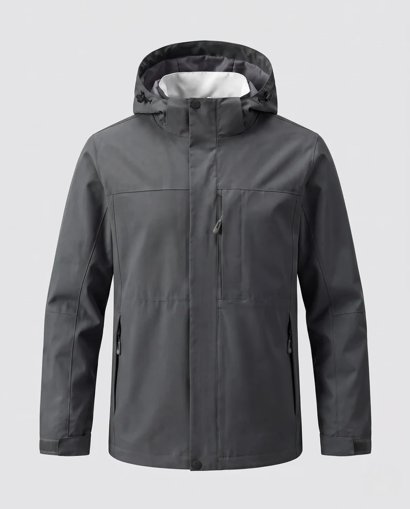 Herren Wasserabweisende und atmungsaktive Outdoorjacke Nord Taschen