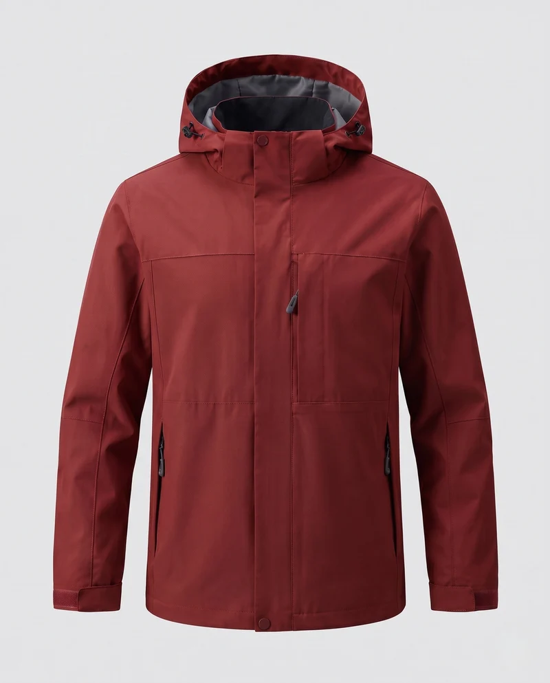 Herren Wasserabweisende und atmungsaktive Outdoorjacke Nord Taschen