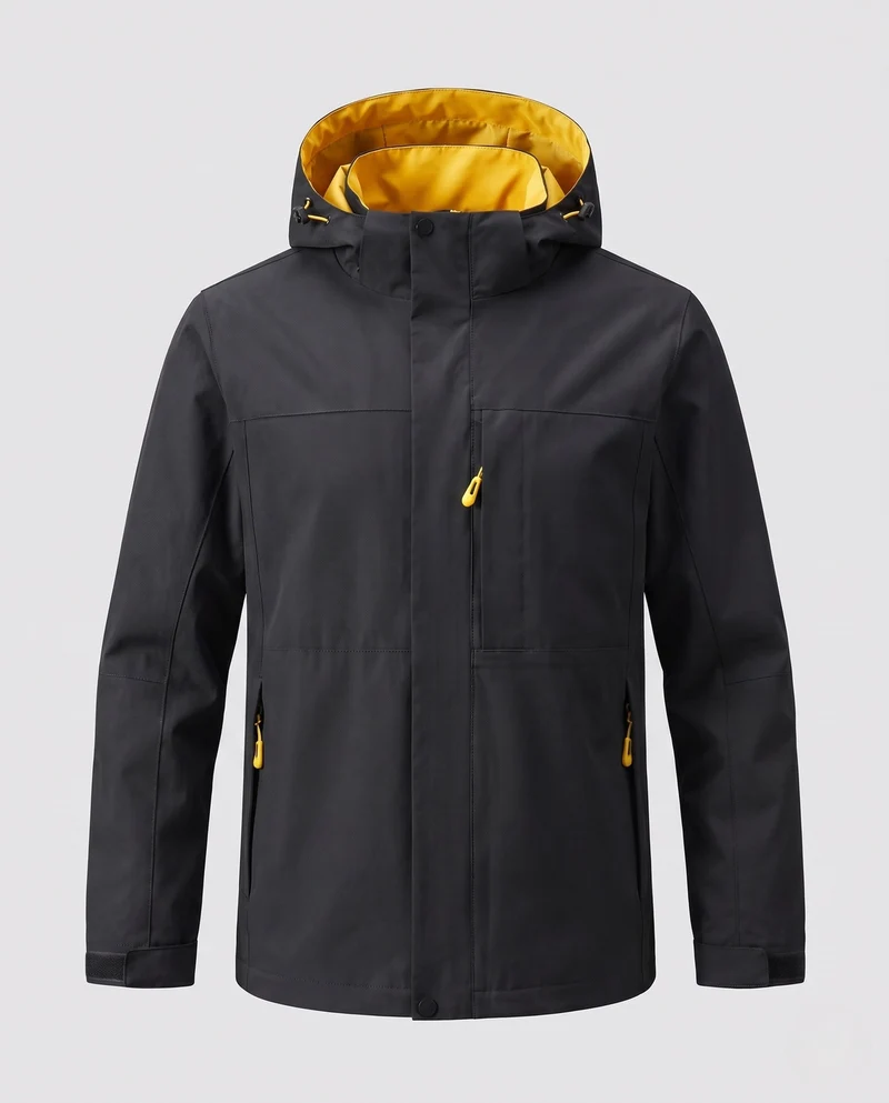 Herren Wasserabweisende und atmungsaktive Outdoorjacke Nord Taschen