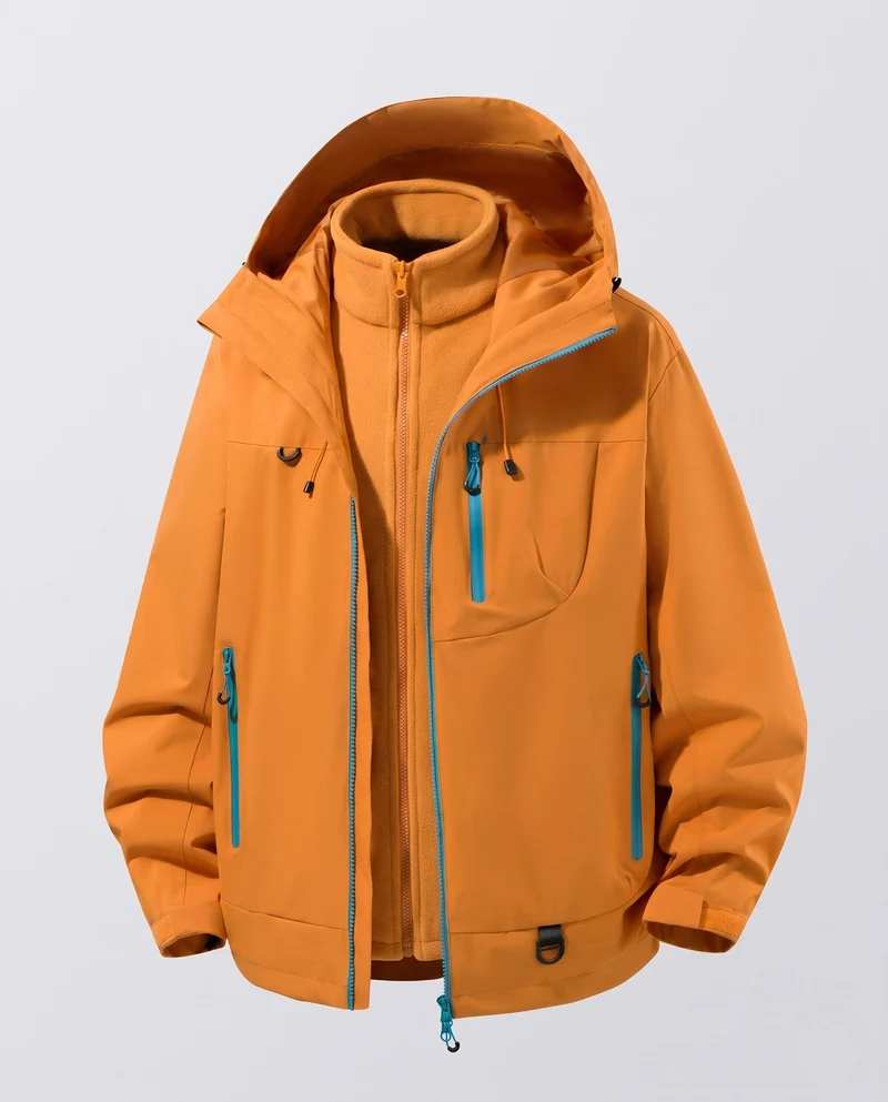 Herren Wasserdichte Funktionsjacke Nord Taschen