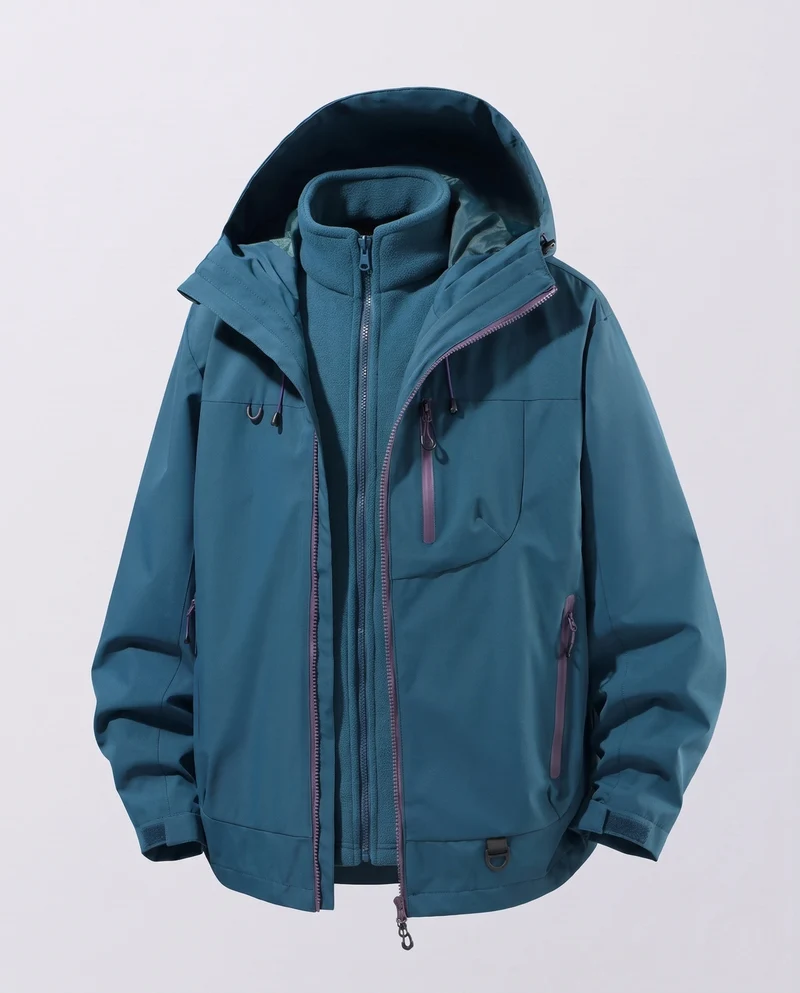 Herren Wasserdichte Funktionsjacke Nord Taschen