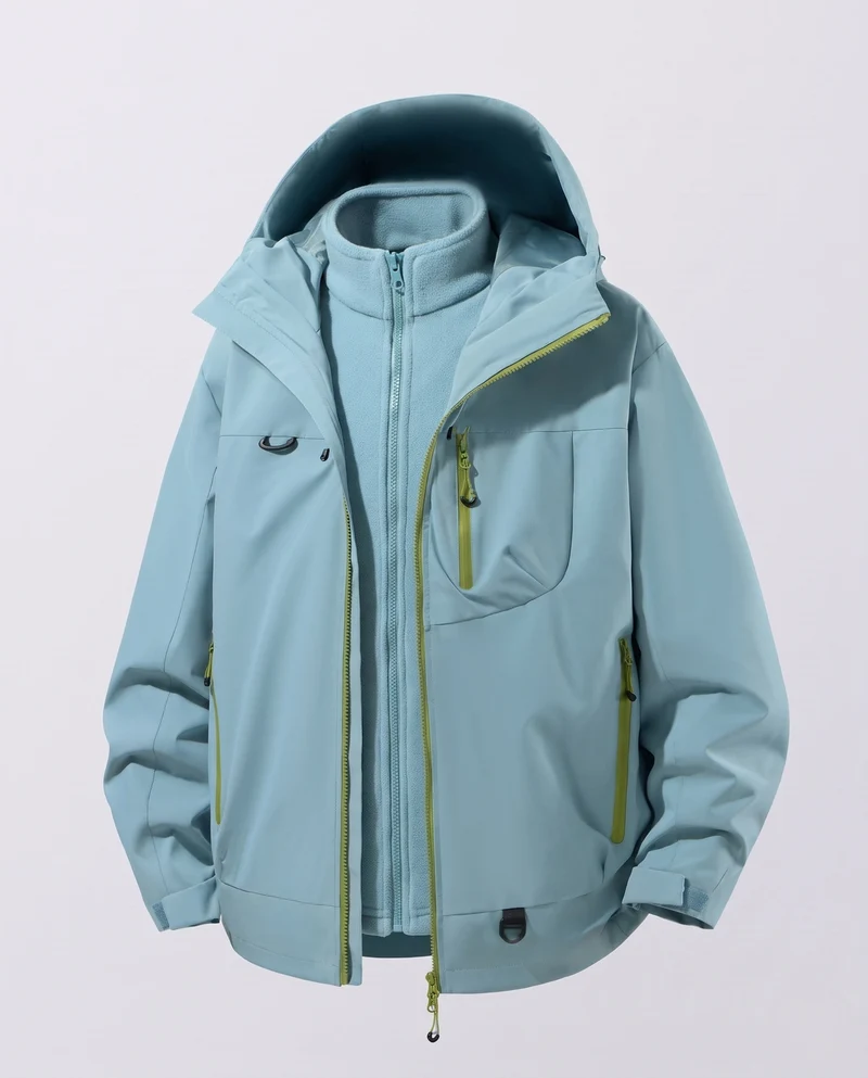 Herren Wasserdichte Funktionsjacke Nord Taschen