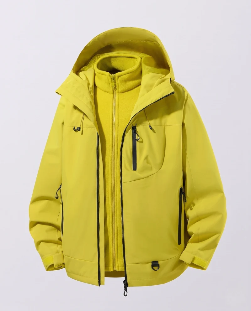 Herren Wasserdichte Funktionsjacke Nord Taschen