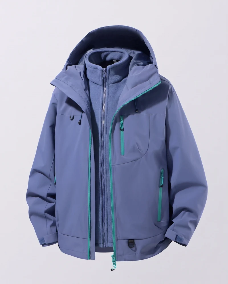 Herren Wasserdichte Funktionsjacke Nord Taschen