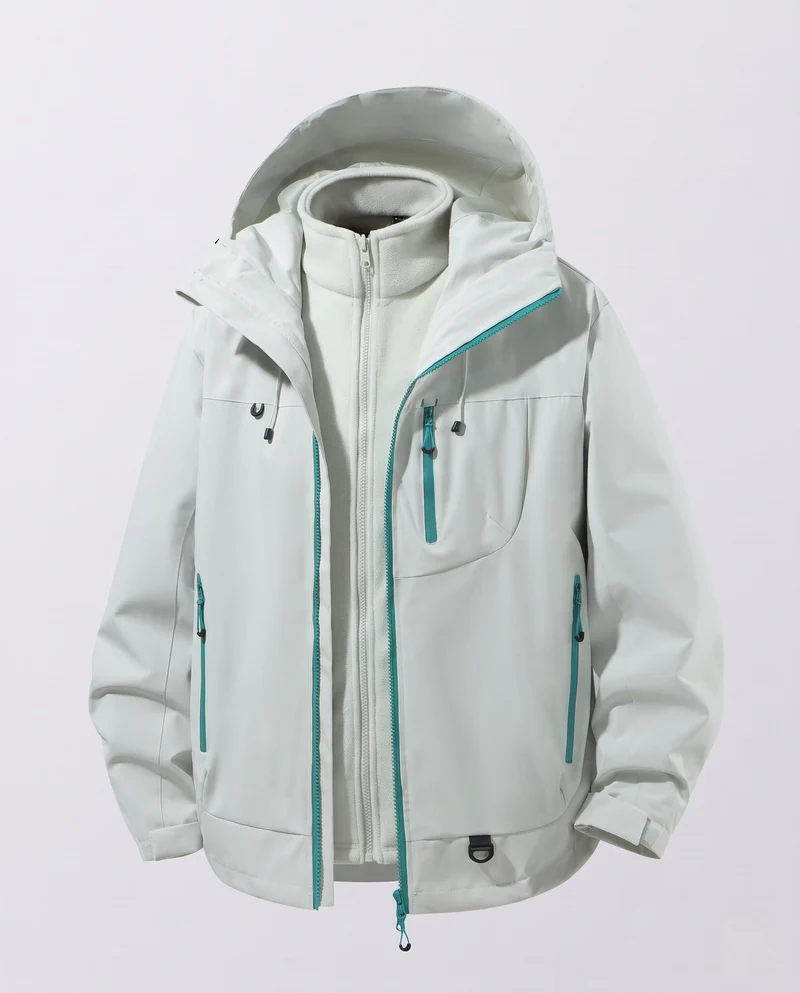 Herren Wasserdichte Funktionsjacke Nord Taschen