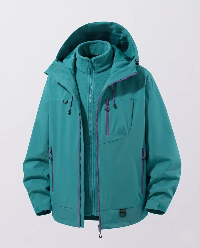 Herren Wasserdichte Funktionsjacke Nord Taschen