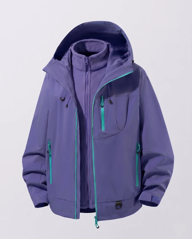 Herren Wasserdichte Funktionsjacke Nord Taschen