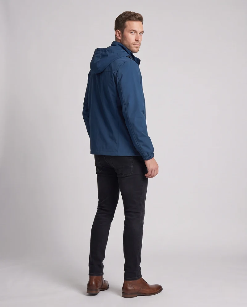 Herren Wasserdichte technische Jacke Nord Taschen