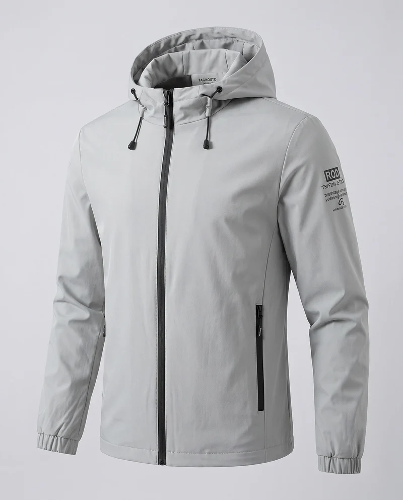 Herren Wasserdichte technische Jacke Nord Taschen