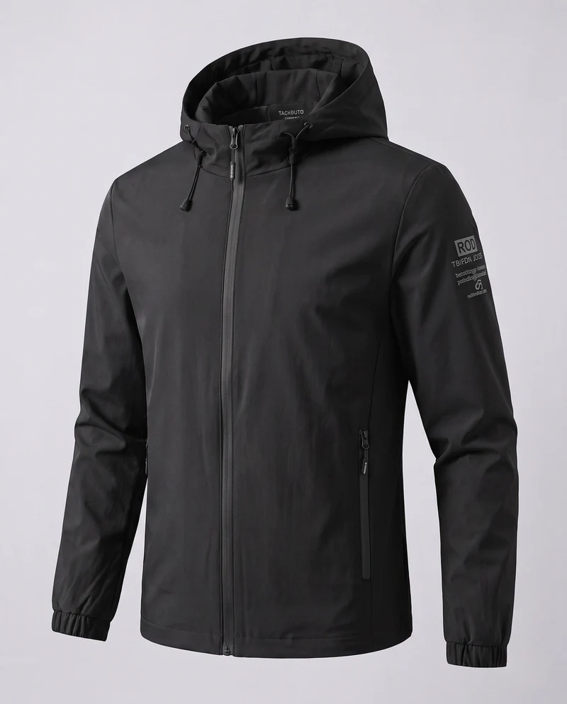 Herren Wasserdichte technische Jacke Nord Taschen