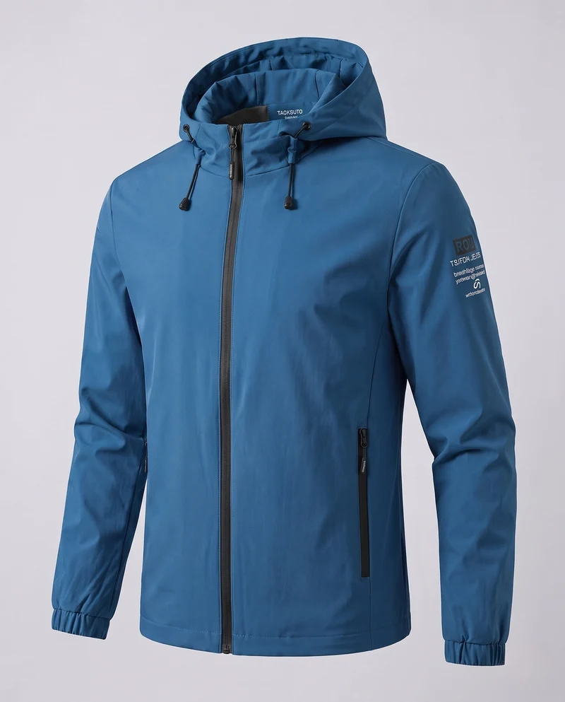 Herren Wasserdichte technische Jacke Nord Taschen