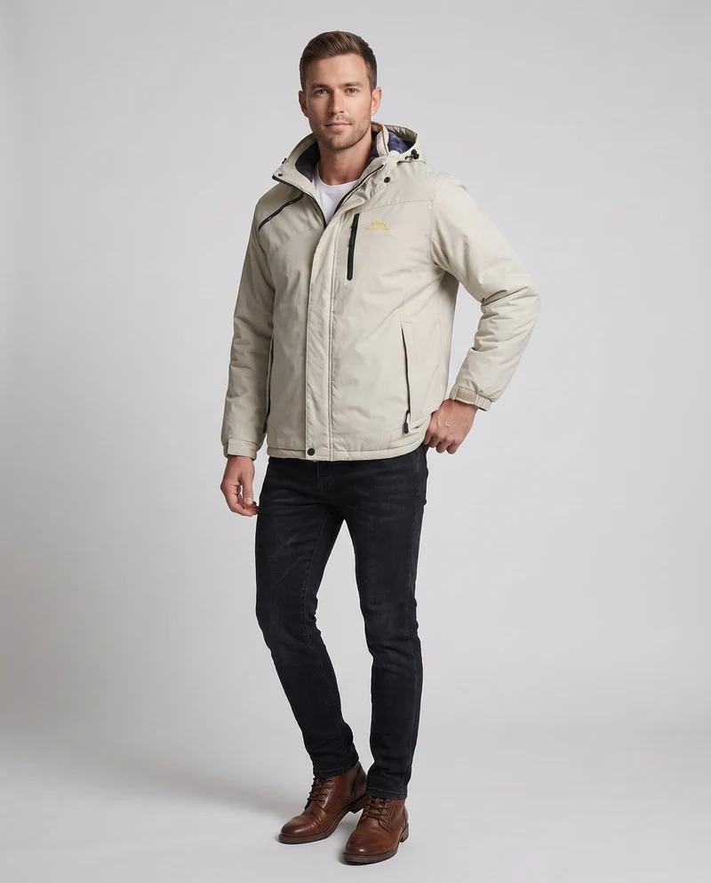 Herren wasserfeste Funktionsjacke Nord Taschen