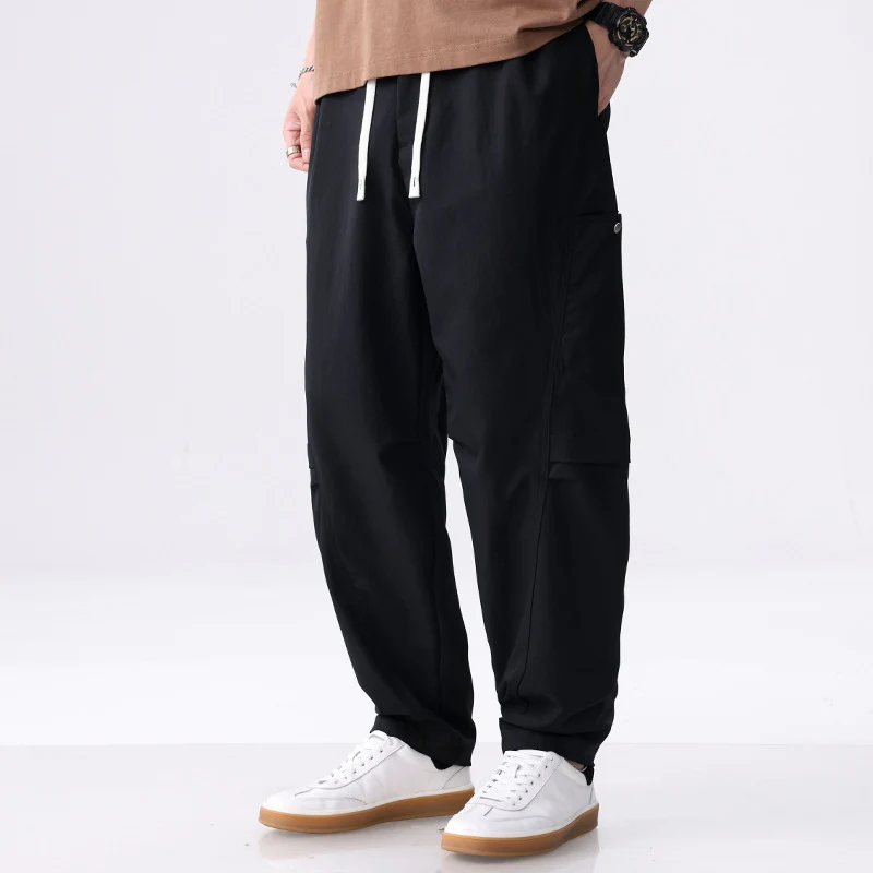 Herren Cargo-Jogginghose mit Kordelzug, elastischem Saum und seitlichen Utility‑Taschen Nord Taschen