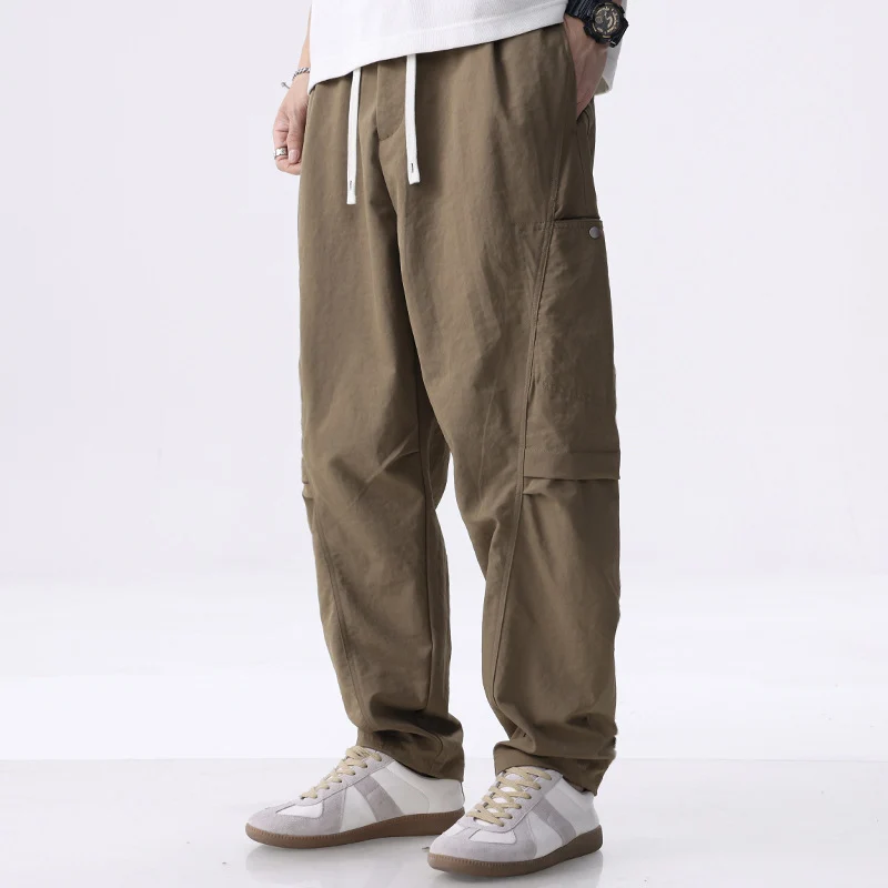Herren Cargo-Jogginghose mit Kordelzug, elastischem Saum und seitlichen Utility‑Taschen Nord Taschen