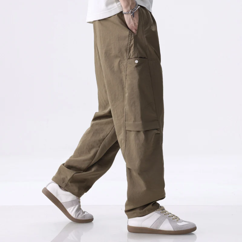 Herren Cargo-Jogginghose mit Kordelzug, elastischem Saum und seitlichen Utility‑Taschen Nord Taschen