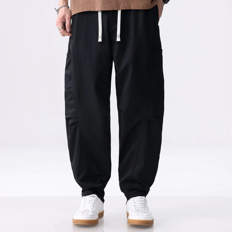 Herren Cargo-Jogginghose mit Kordelzug, elastischem Saum und seitlichen Utility‑Taschen Nord Taschen