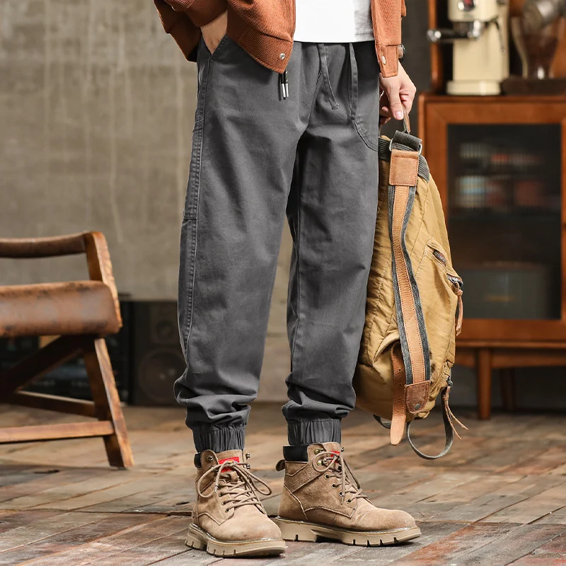 Herren Cargo-Joggerhose mit elastischem Bund und Bündchen Nord Taschen