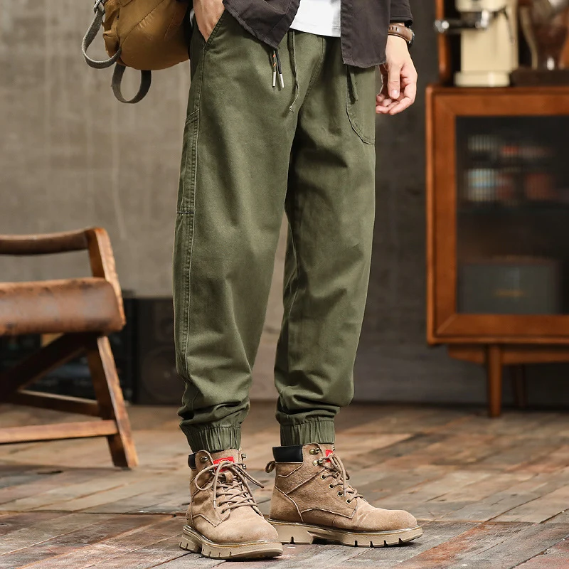 Herren Cargo-Joggerhose mit elastischem Bund und Bündchen Nord Taschen