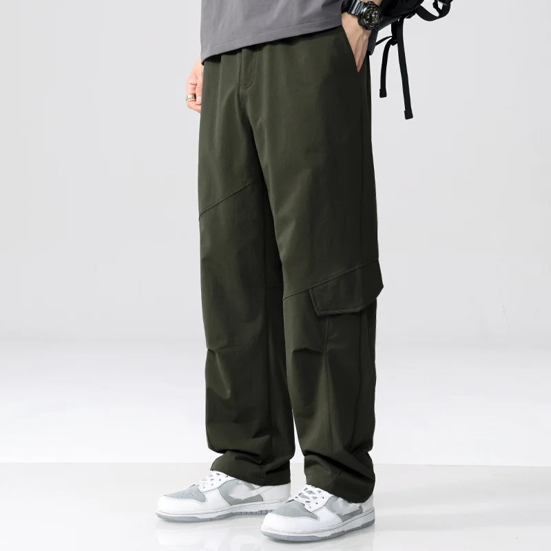 Herren Cargo-Hose im Utility-Look mit Relaxed-Fit, Mehrfach-Beintaschen und elastischem Bund Nord Taschen