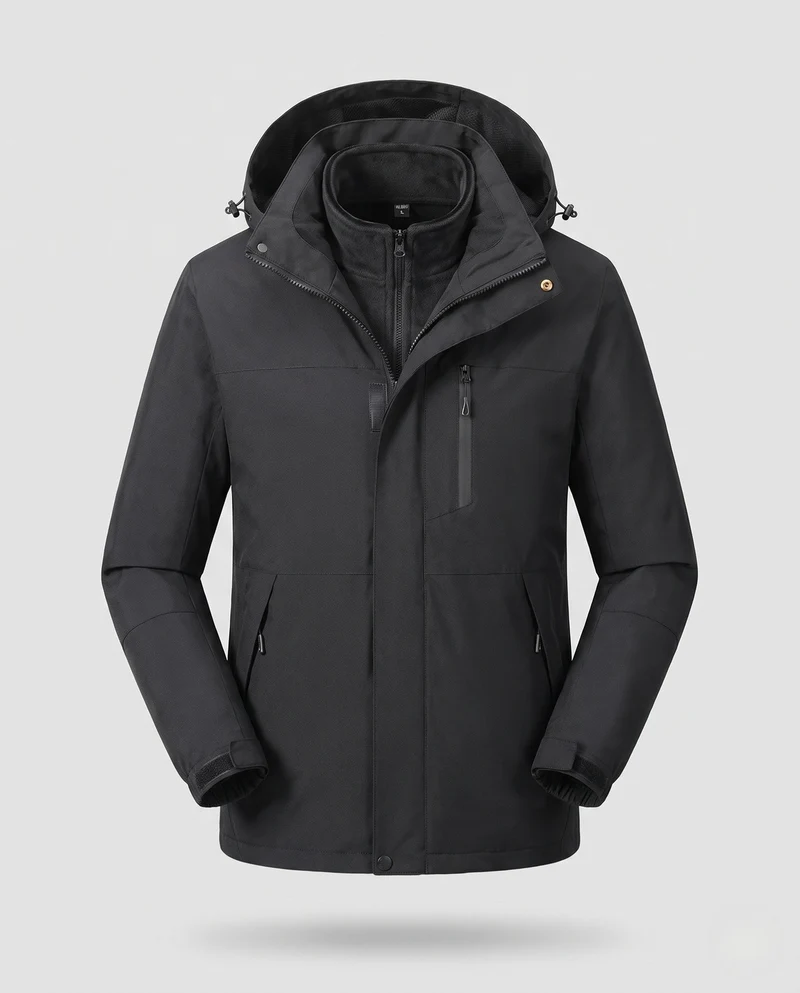 Herren wasserfeste Funktionsjacke Nord Taschen