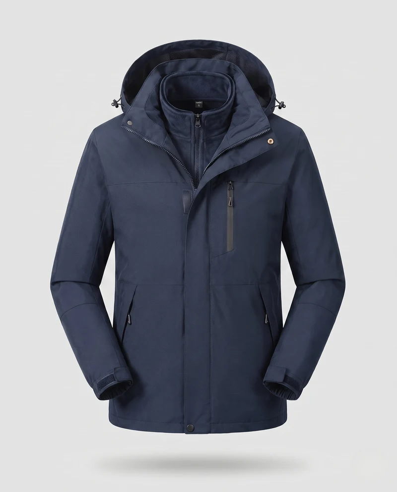 Herren wasserfeste Funktionsjacke Nord Taschen