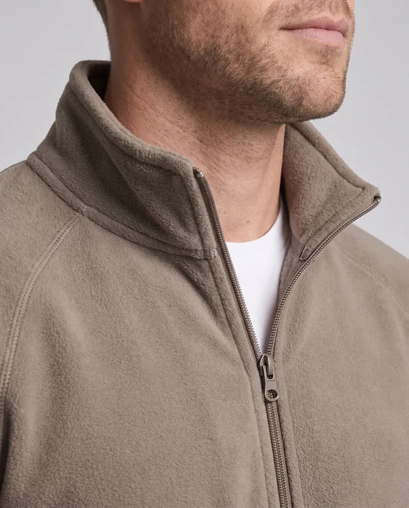 Herren Weiche Fleecejacke mit hohem Kragen Nord Taschen 1787797216