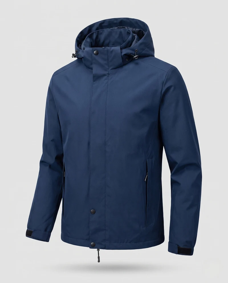 Herren Wetterfeste Funktionsjacke Nord Taschen