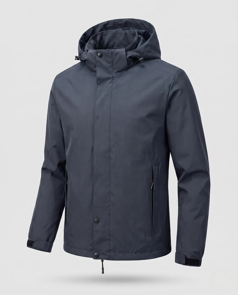 Herren Wetterfeste Funktionsjacke Nord Taschen