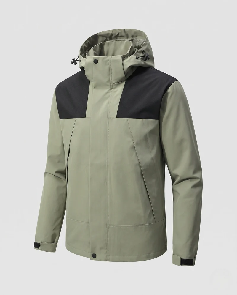 Herren Wetterfeste Hybridjacke Nord Taschen