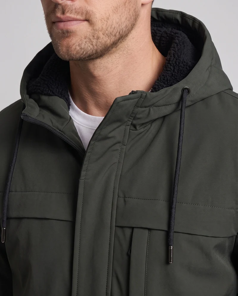 Herren Wetterfeste Kapuzenjacke Nord Taschen