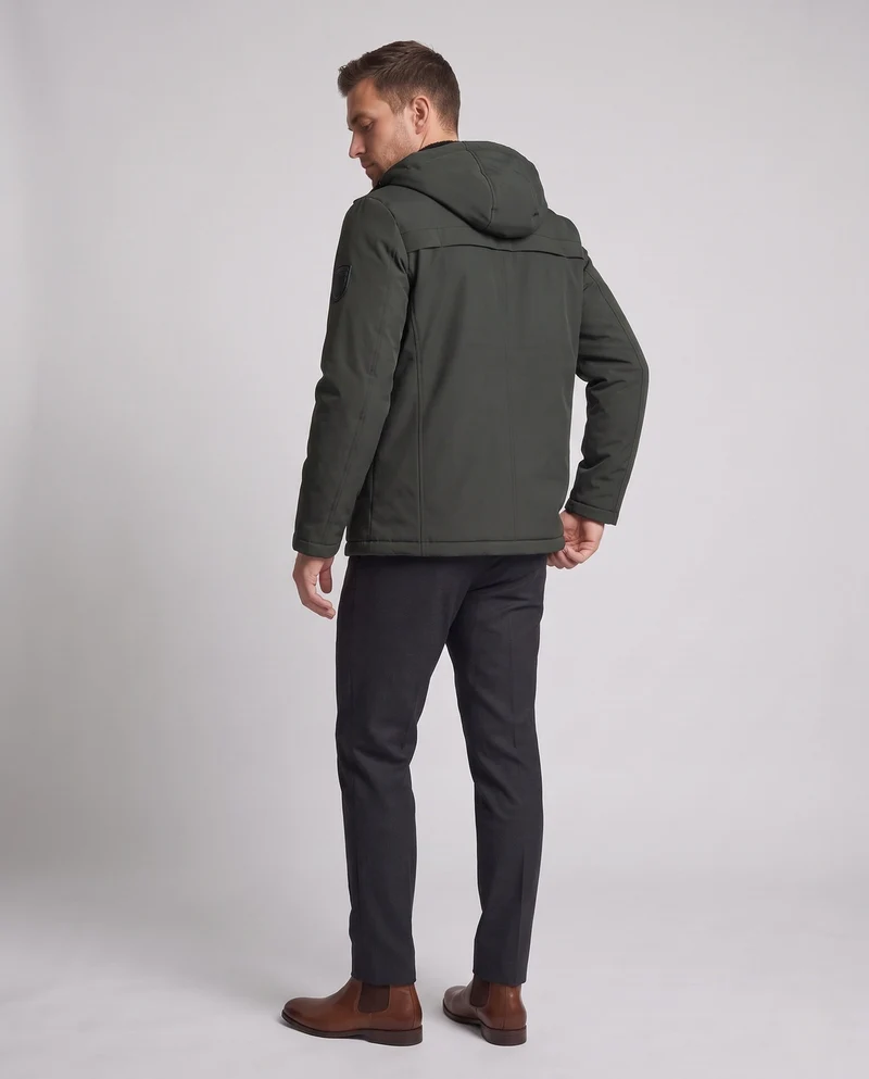 Herren Wetterfeste Kapuzenjacke Nord Taschen
