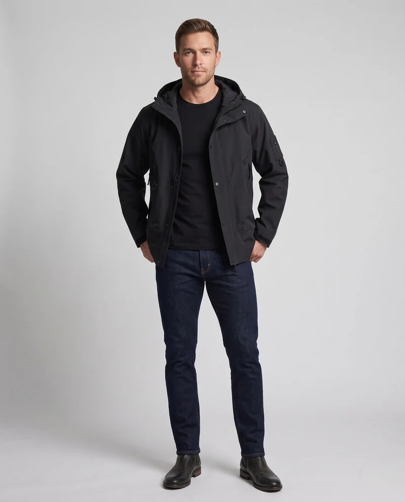 Herren Wetterfeste Multifunktionsjacke Nord Taschen 1787797343