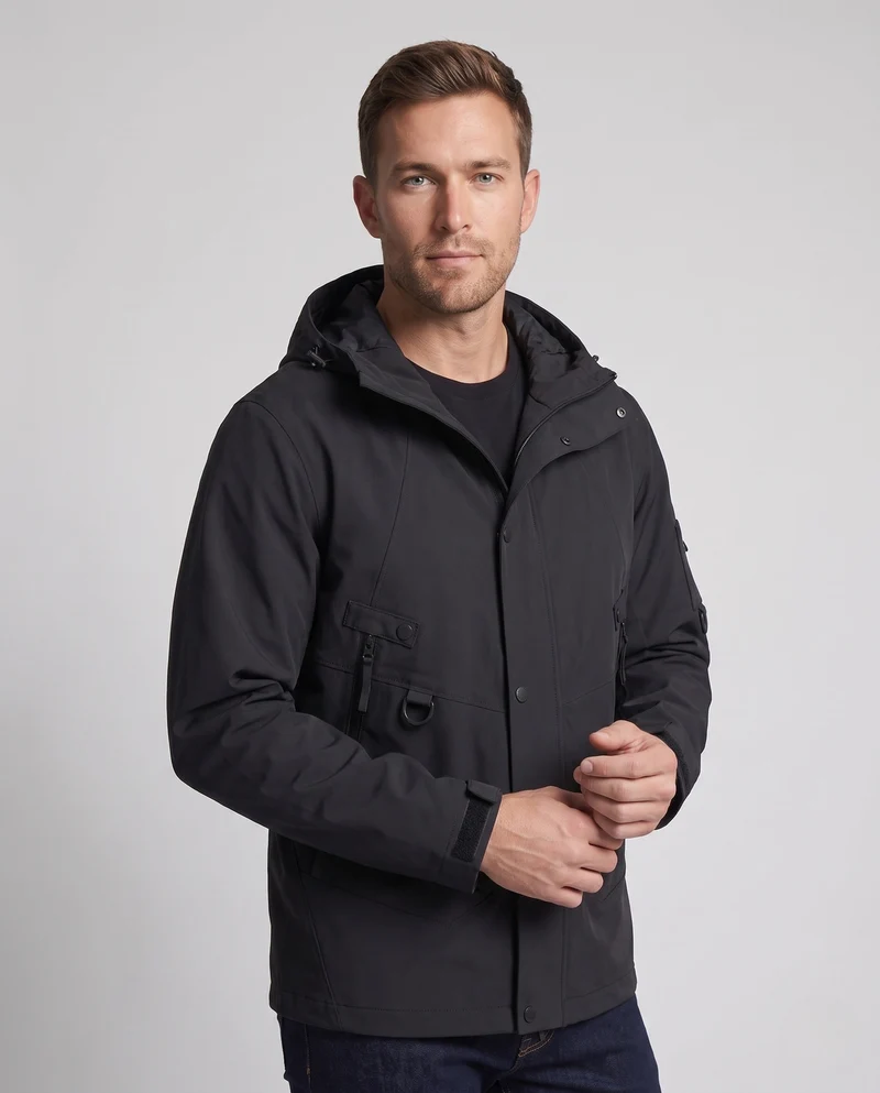 Herren Wetterfeste Multifunktionsjacke Nord Taschen 1787797343