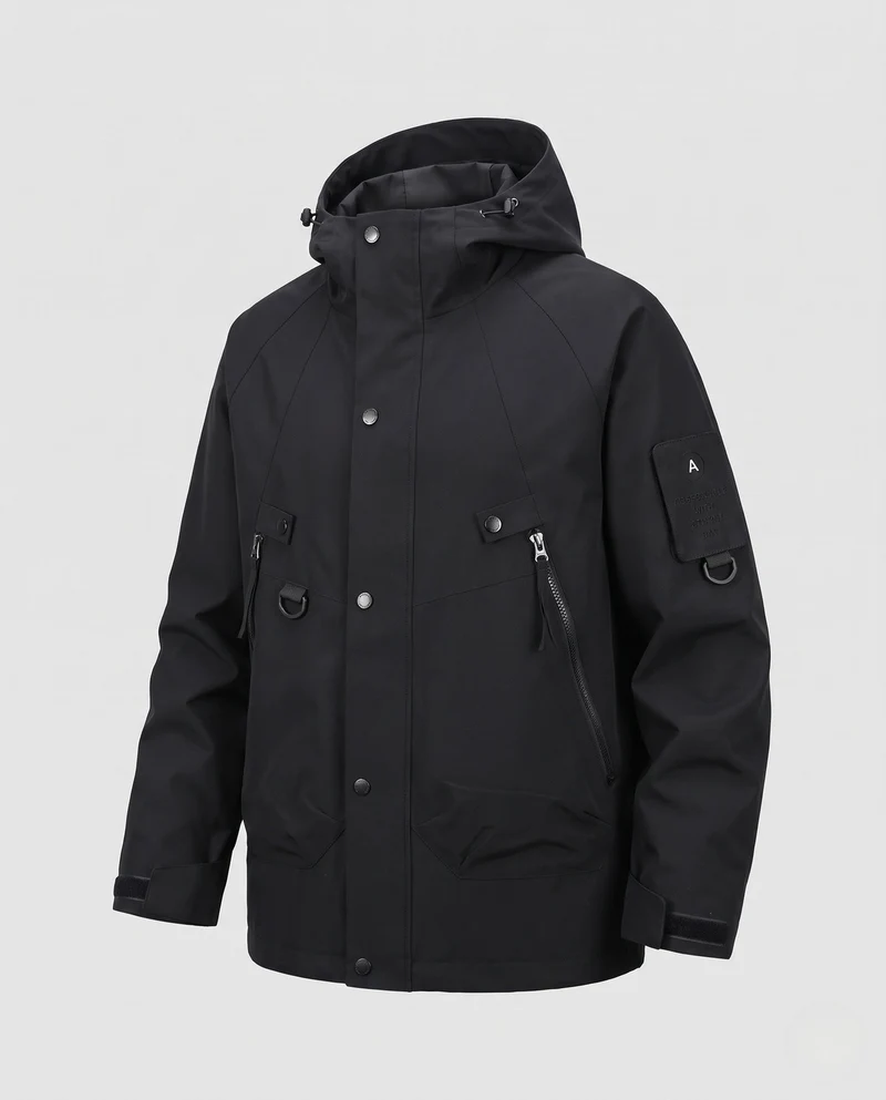 Herren Wetterfeste Multifunktionsjacke Nord Taschen 1787797343