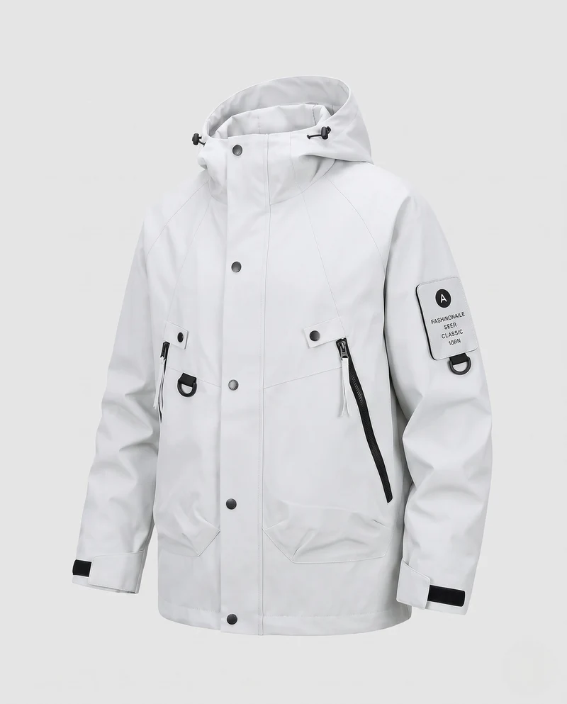 Herren Wetterfeste Multifunktionsjacke Nord Taschen 1787797343