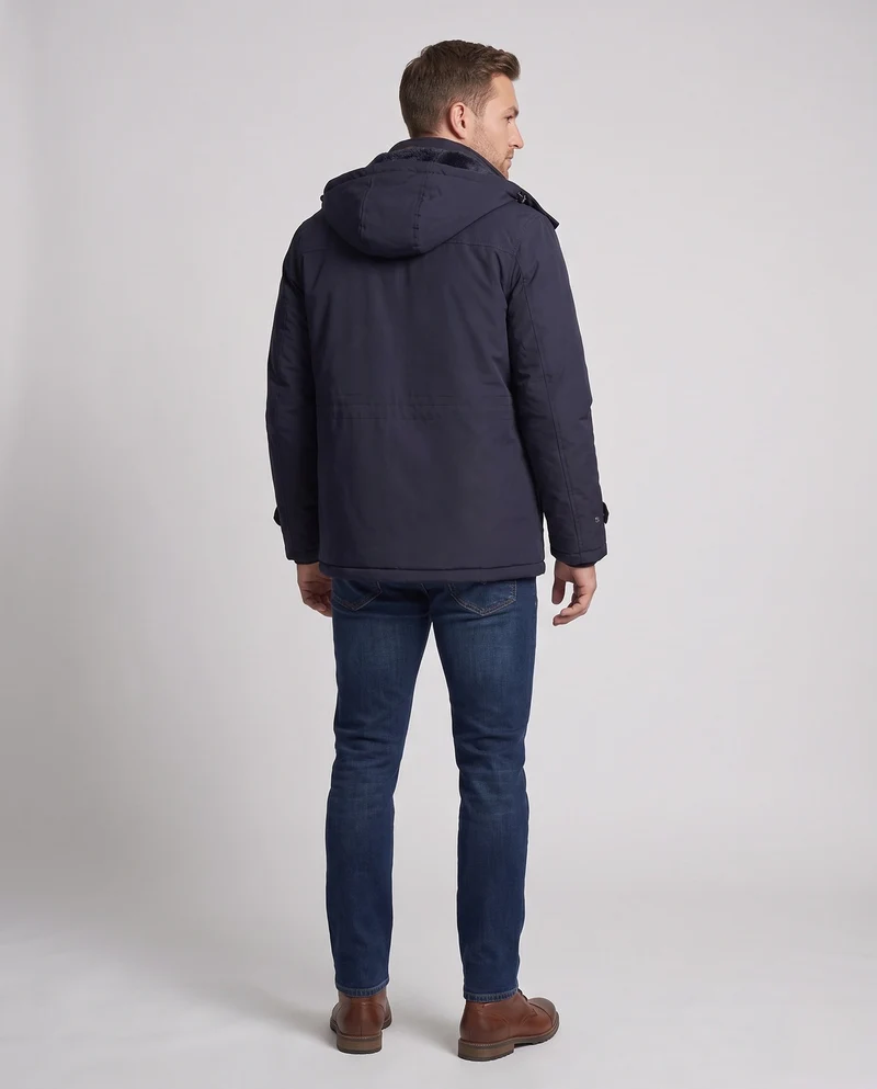 Herren Wetterfeste Outdoorjacke mit abnehmbarer Kapuze Nord Taschen