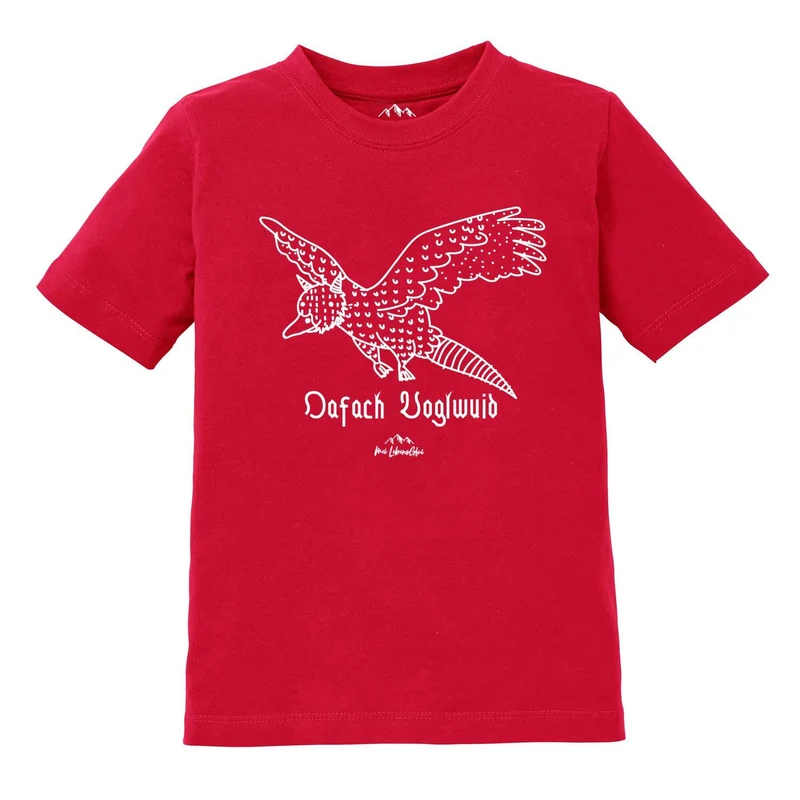 Kinder T-Shirt Wolpertinger "Oafach Voglwuid"
