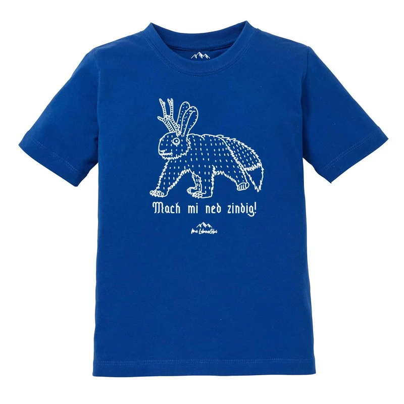 Kinder T-Shirt Wolpertinger "Mach mi ned zindig"