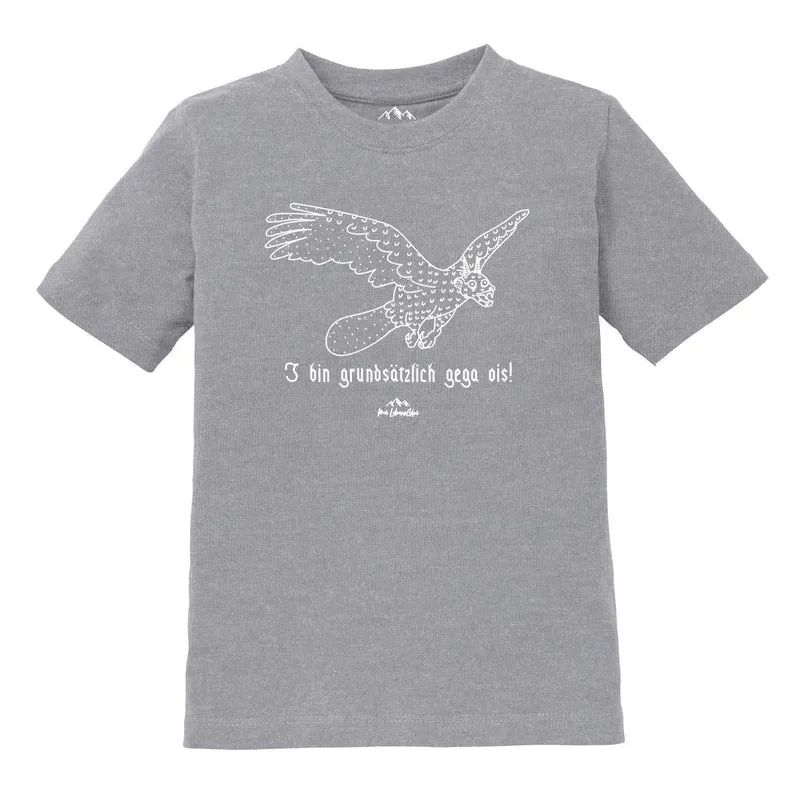 Kinder T-Shirt Wolpertinger "Gega ois"