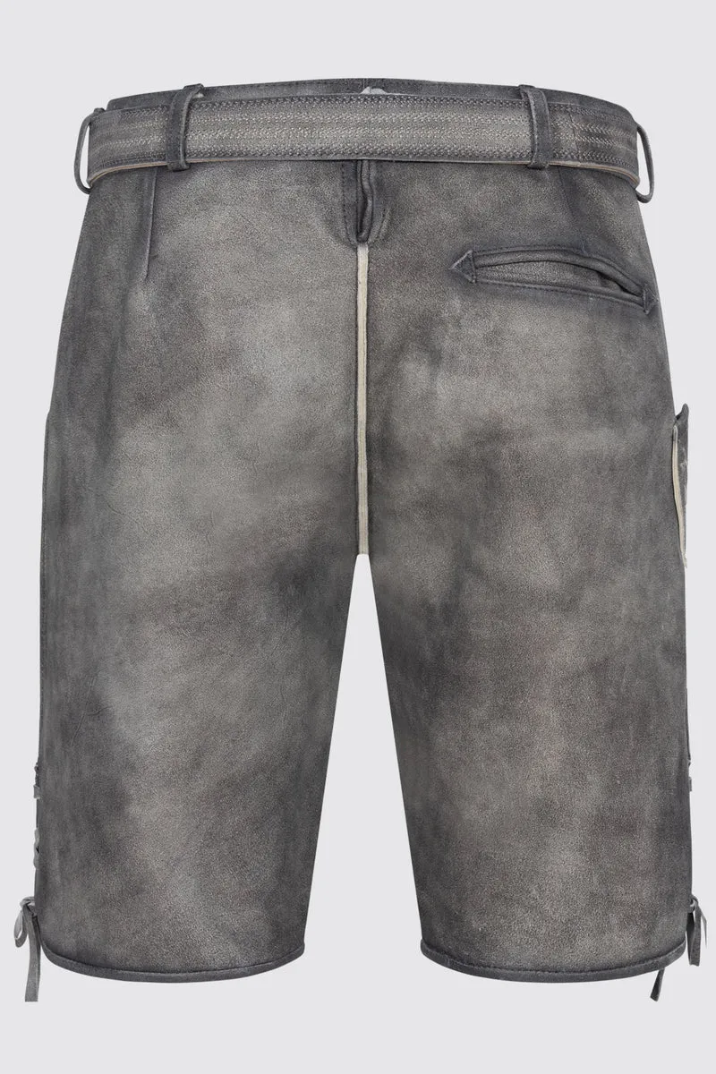 Herren Lederhose TORIN % mit Gürtel - Krüger Buam - 963869-000-0043