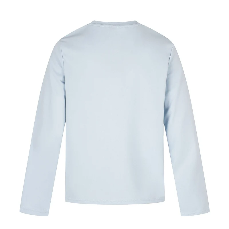 Damen Langärmliges Rundhals-Shirt mit dekorativem Print Nord Taschen
